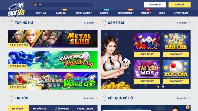 Game bài lọt top những sảnh game có lượng truy cập nhiều nhất 